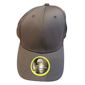 Athletic Works Gray Baseball Cap Hat Fitted Size S/M